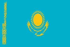 Bandera de Kazajstán