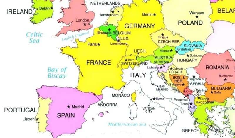 Regiones de Europa